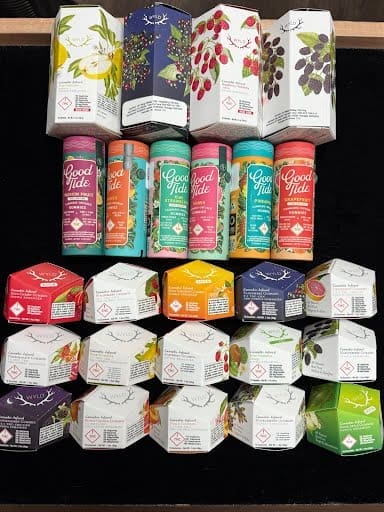 Full line of Wyld Gummies and Good Tide Gummies